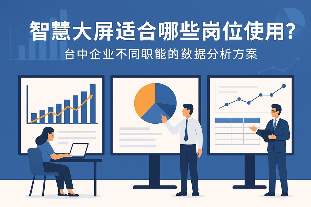智慧大屏适合哪些岗位使用？台中企业不同职能的数据分析方案