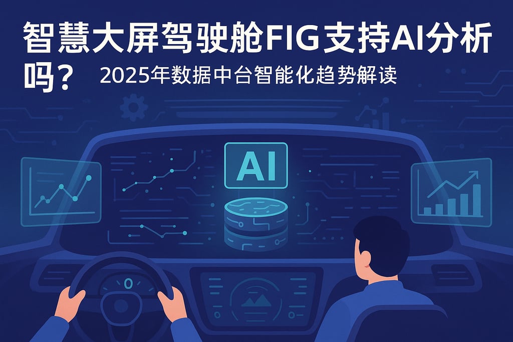 智慧大屏驾驶舱fig支持AI分析吗？2025年数据中台智能化趋势解读