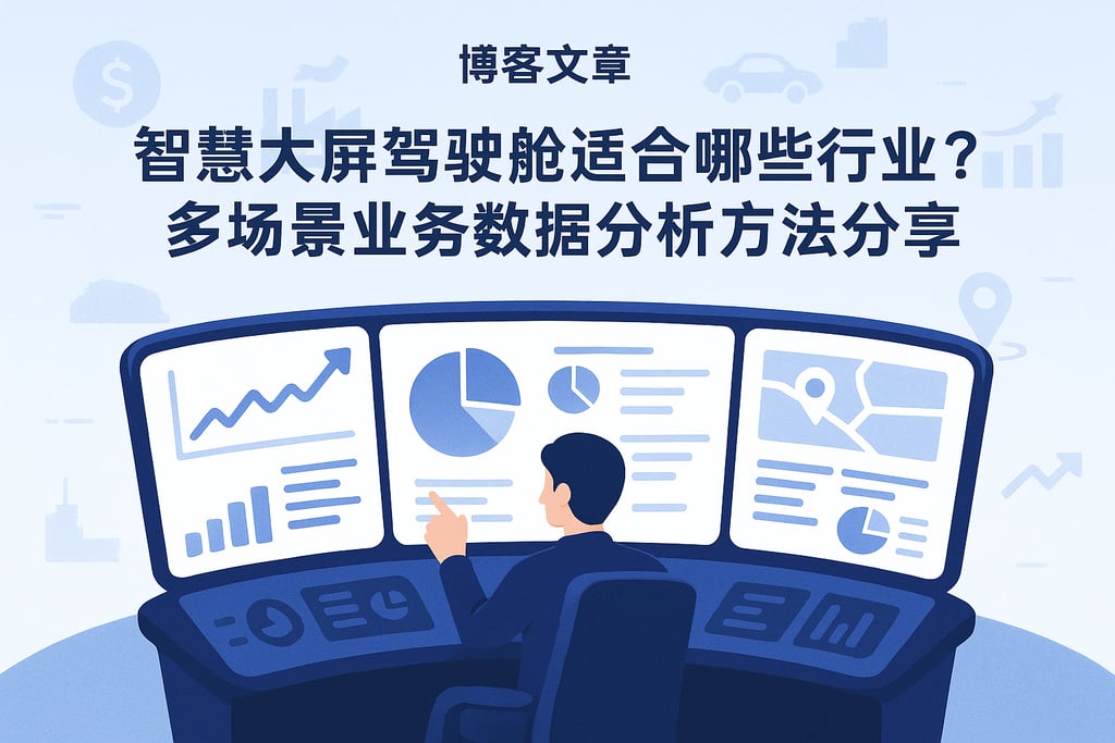 智慧大屏驾驶舱fig适合哪些行业？多场景业务数据分析方法分享