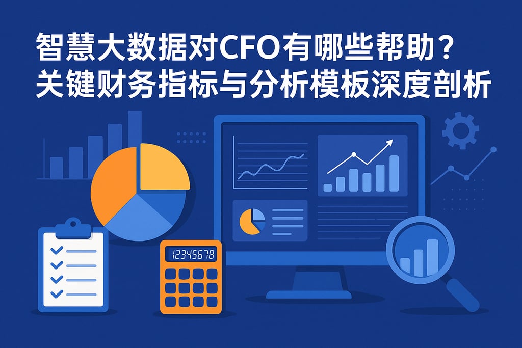 智慧大数据对CFO有哪些帮助？关键财务指标与分析模板深度剖析