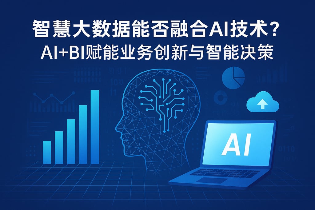智慧大数据能否融合AI技术？AI+BI赋能业务创新与智能决策