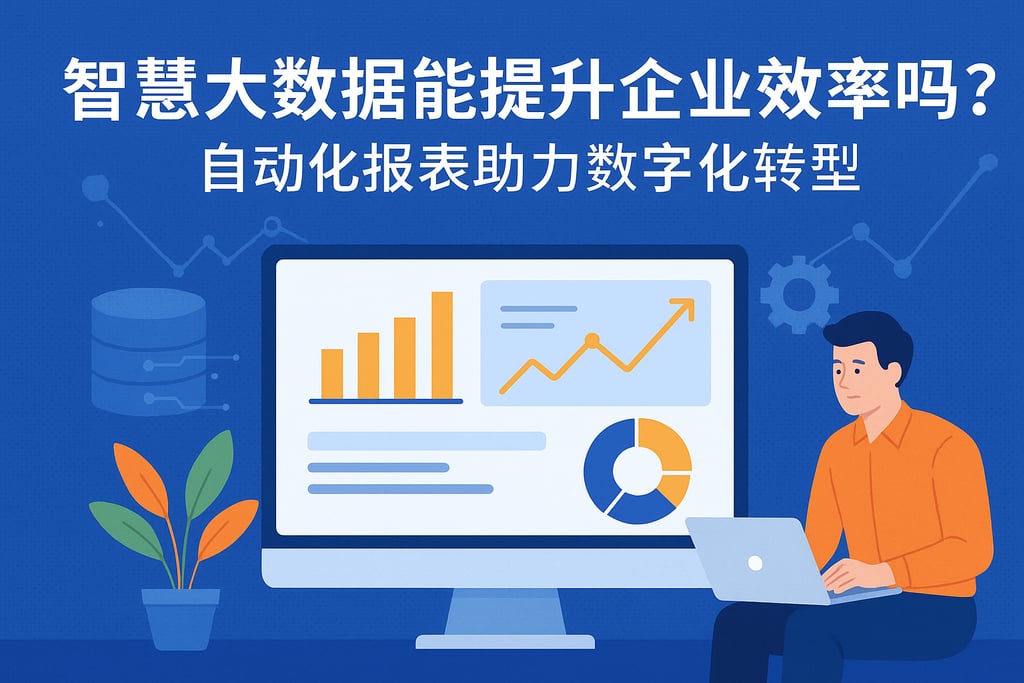 智慧大数据能提升企业效率吗？自动化报表工具助力数字化转型