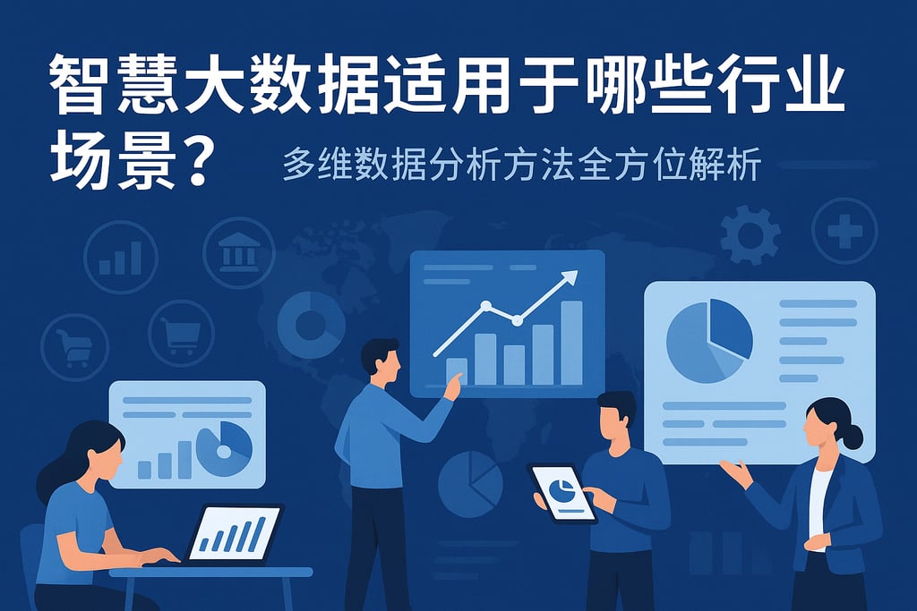 智慧大数据适用于哪些行业场景？多维数据分析方法全方位解析