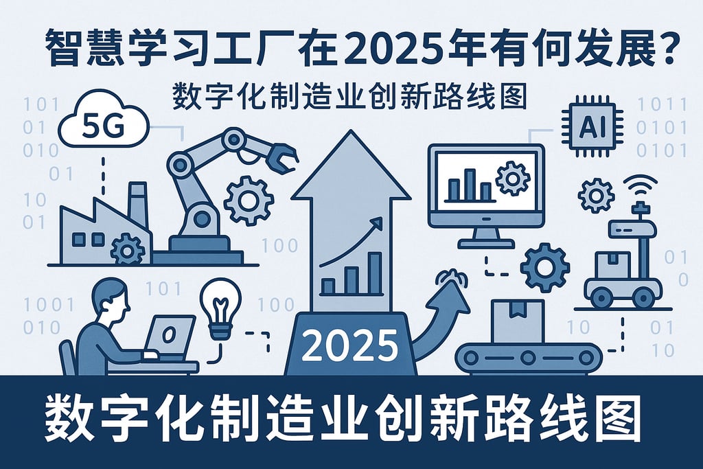 智慧学习工厂在2025年有何发展？数字化制造业创新路线图