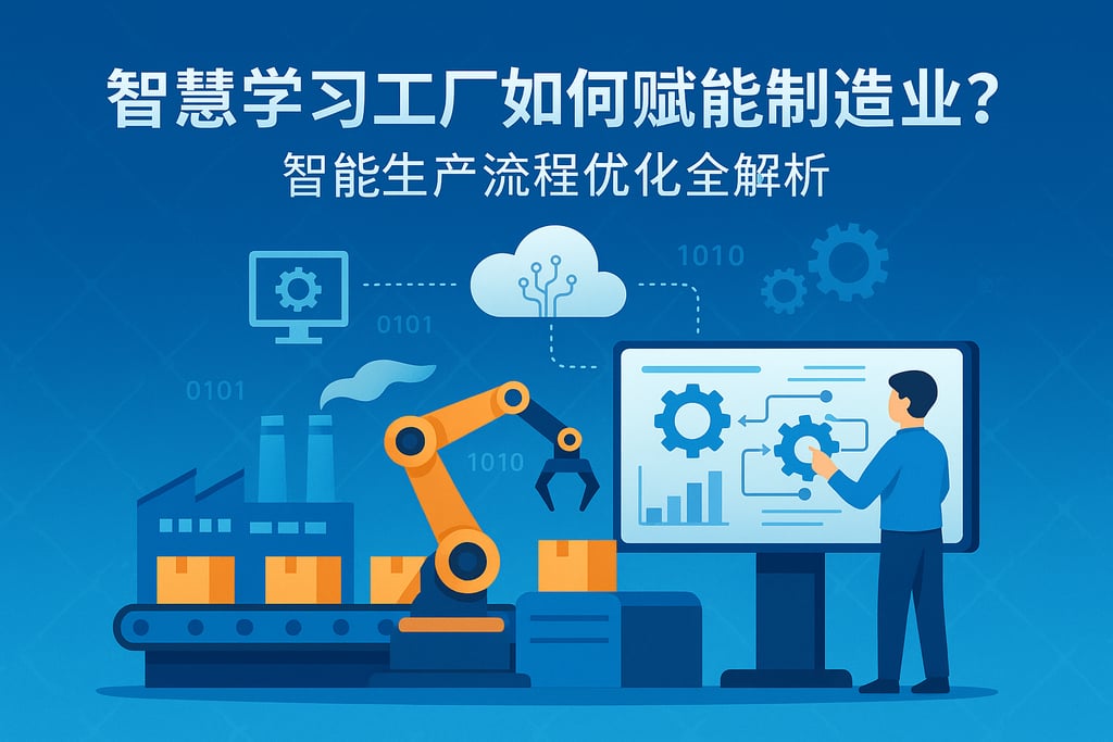 智慧学习工厂如何赋能制造业？智能生产流程优化全解析