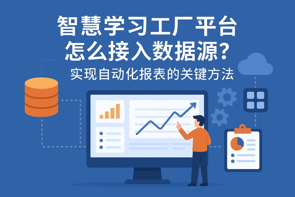 智慧学习工厂平台怎么接入数据源？实现自动化报表的关键方法