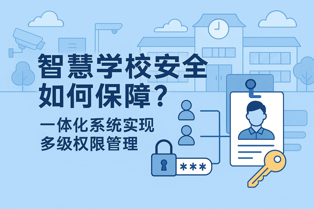 智慧学校安全如何保障？一体化系统实现多级权限管理