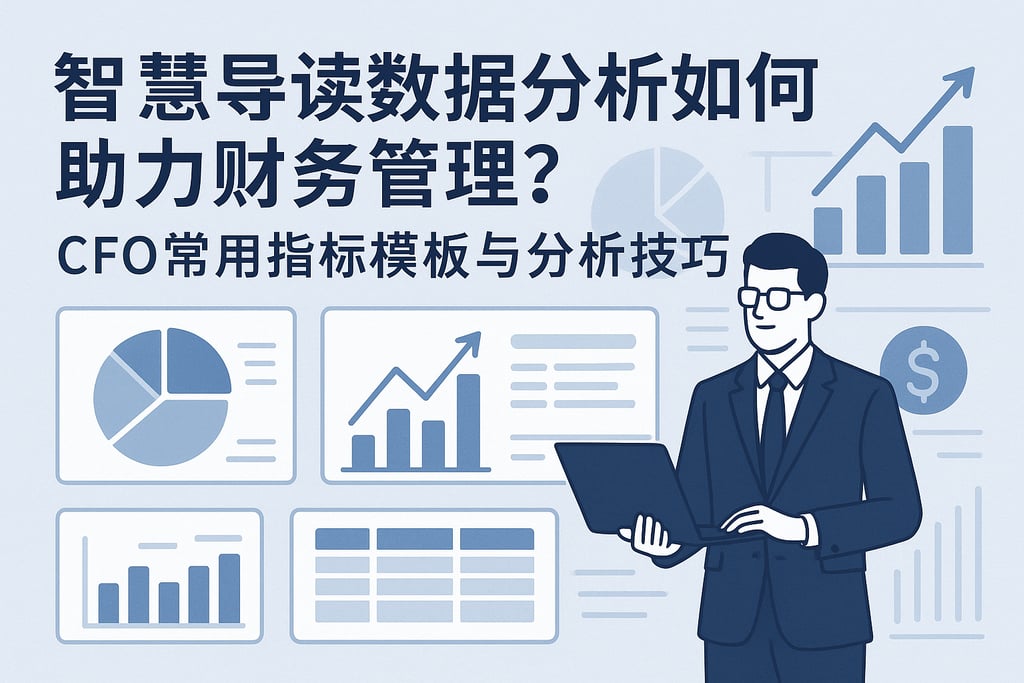 智慧导读数据分析如何助力财务管理？CFO常用指标模板与分析技巧