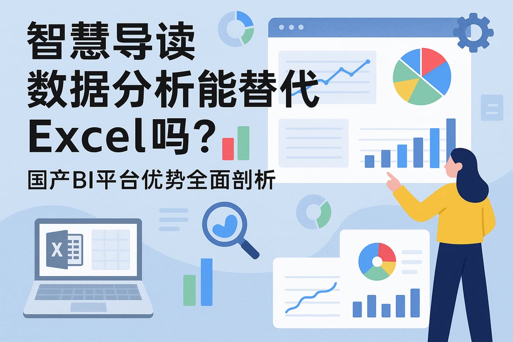 智慧导读数据分析能替代Excel吗？国产BI平台优势全面剖析