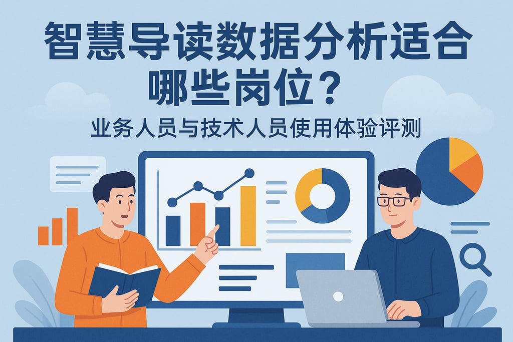 智慧导读数据分析适合哪些岗位？业务人员与技术人员使用体验评测