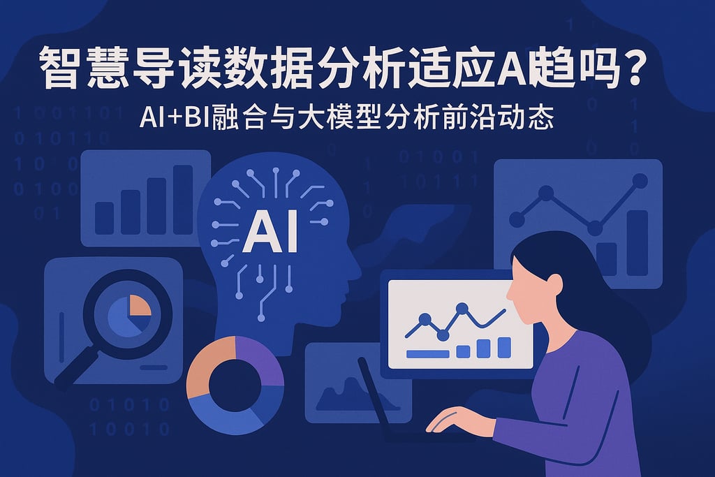 智慧导读数据分析适应AI趋势吗？AI+BI融合与大模型分析前沿动态