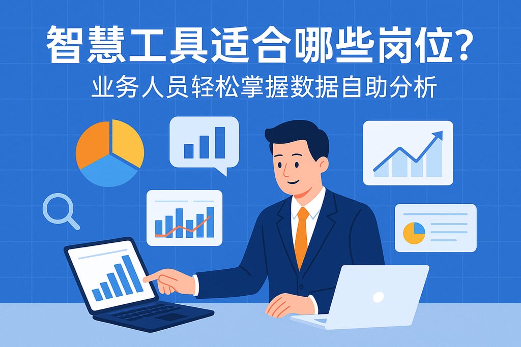 智慧工具适合哪些岗位？业务人员轻松掌握数据自助分析