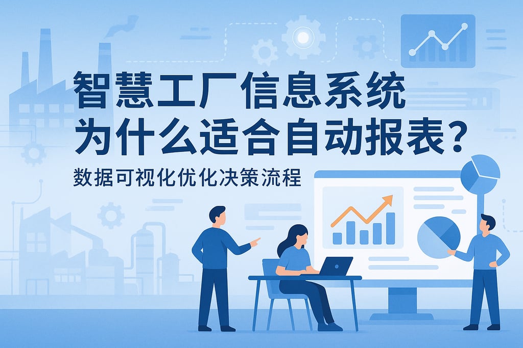 智慧工厂信息系统为什么适合自动报表？数据可视化优化决策流程
