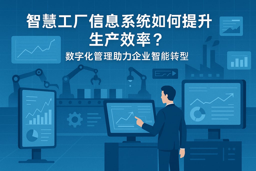 智慧工厂信息系统如何提升生产效率？数字化管理助力企业智能转型