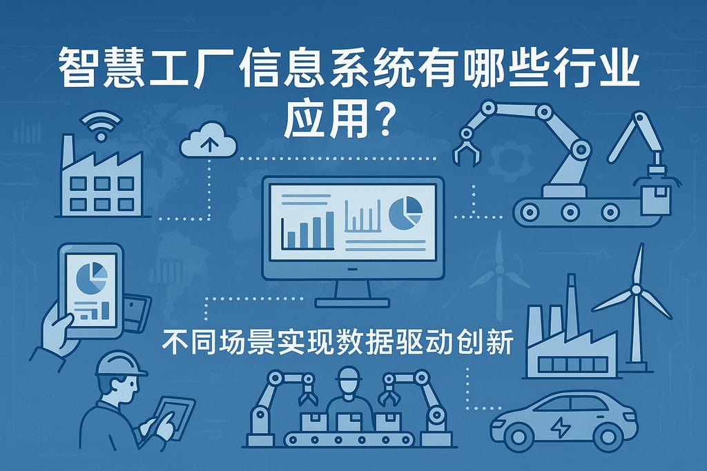 智慧工厂信息系统有哪些行业应用？不同场景实现数据驱动创新