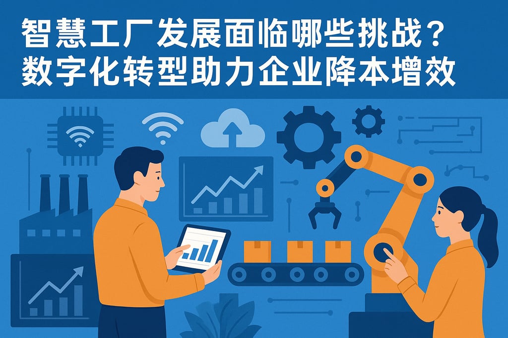 智慧工厂发展面临哪些挑战？数字化转型助力企业降本增效