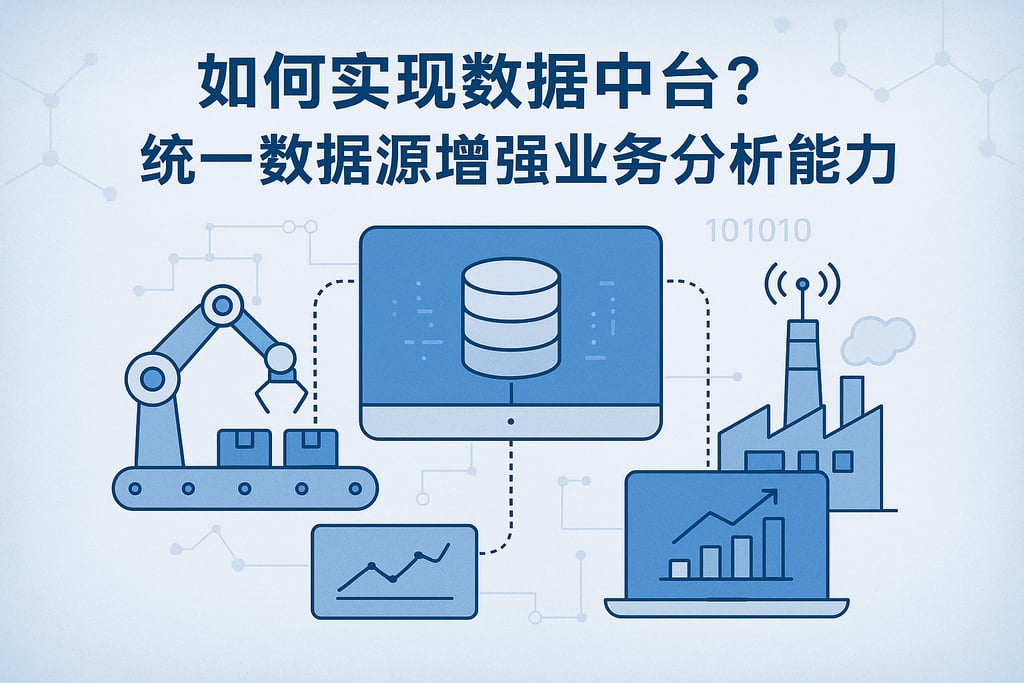 智慧工厂如何实现数据中台？统一数据源增强业务分析能力