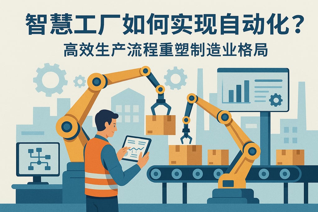 智慧工厂如何实现自动化？高效生产流程重塑制造业格局