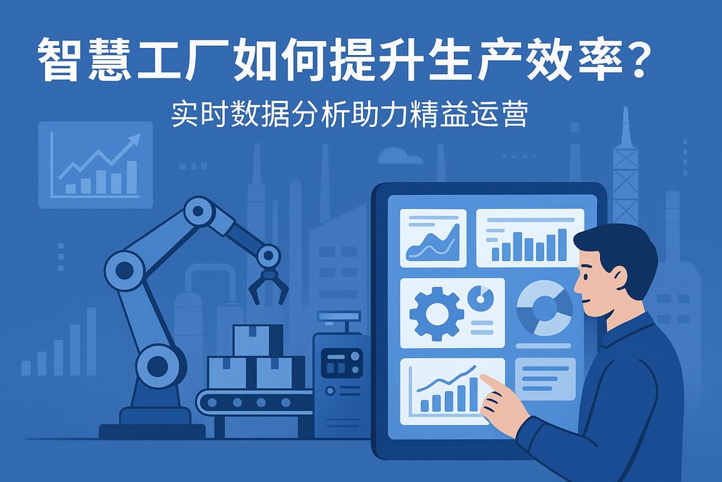 智慧工厂如何提升生产效率？实时数据分析助力精益运营
