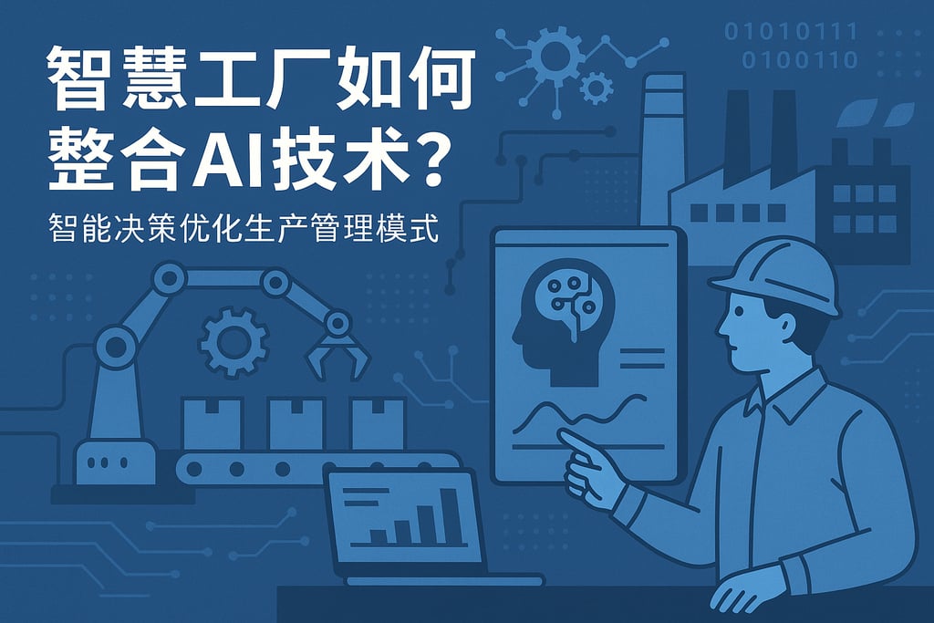 智慧工厂如何整合AI技术？智能决策优化生产管理模式