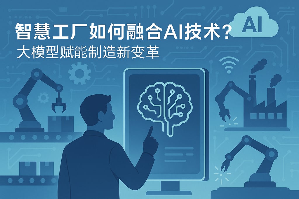 智慧工厂如何融合AI技术？大模型赋能制造业新变革