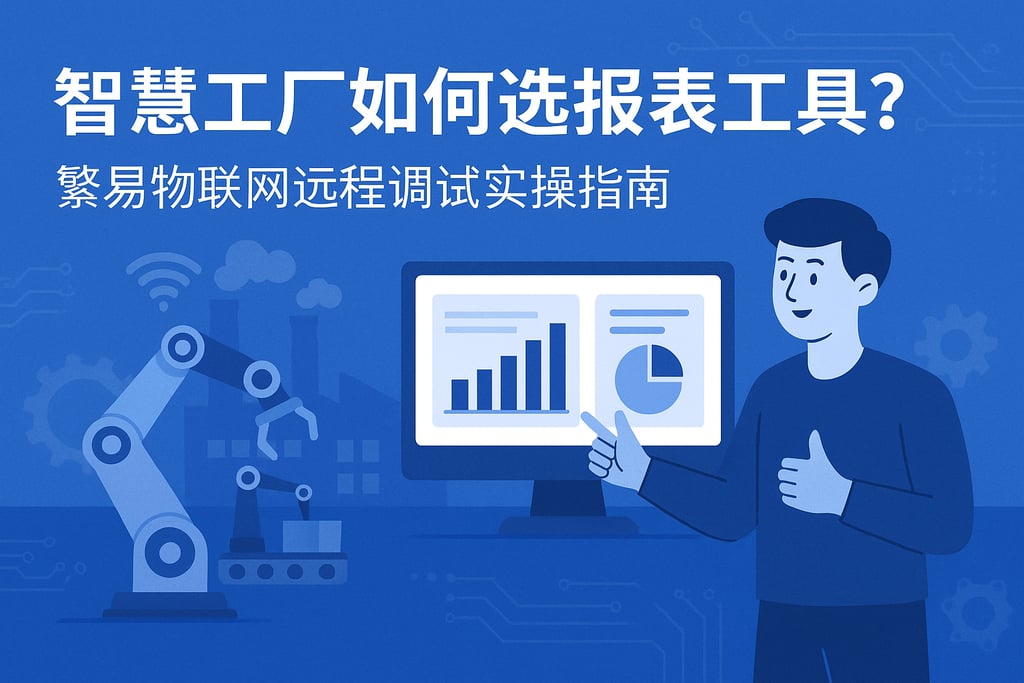 智慧工厂如何选报表工具？繁易物联网远程调试实操指南