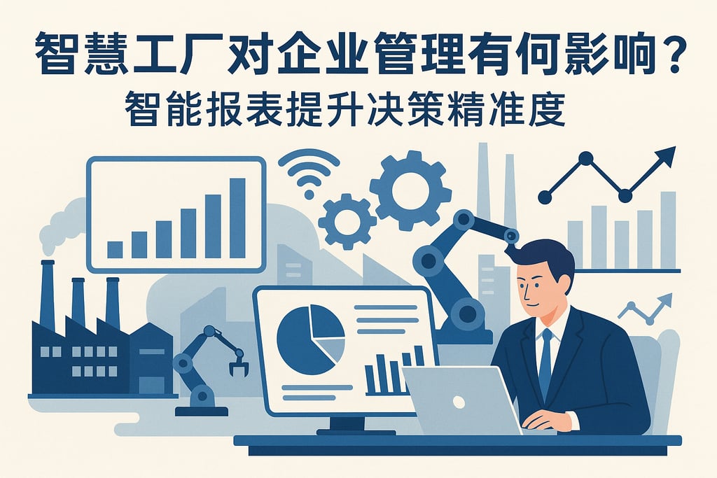 智慧工厂对企业管理有何影响？智能报表提升决策精准度