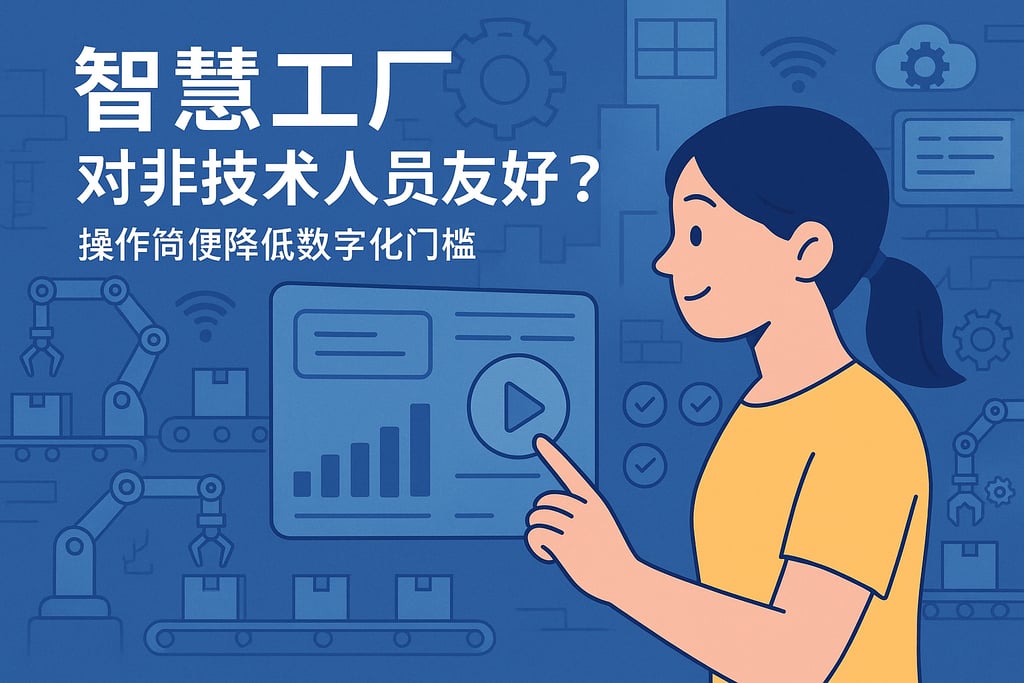 智慧工厂对非技术人员友好吗？操作简便降低数字化门槛