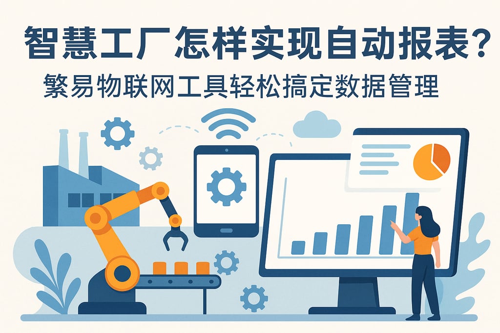 智慧工厂怎样实现自动报表？繁易物联网工具轻松搞定数据管理
