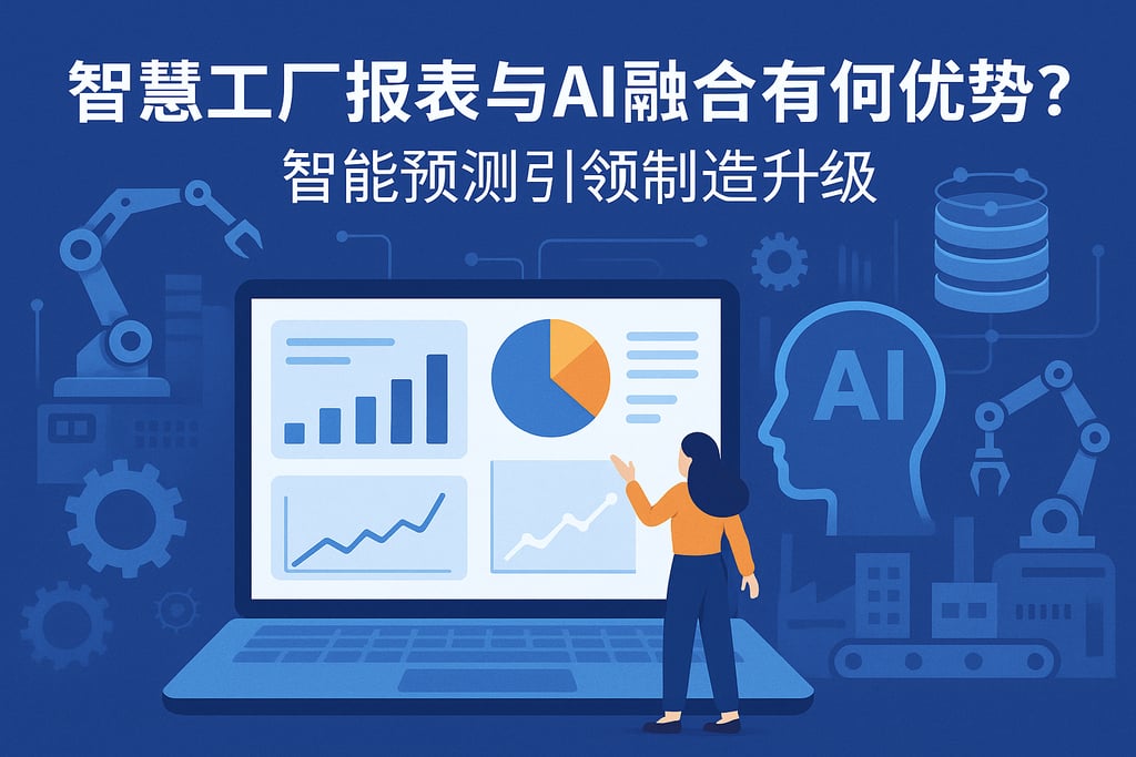 智慧工厂报表与AI融合有何优势？智能预测引领制造升级