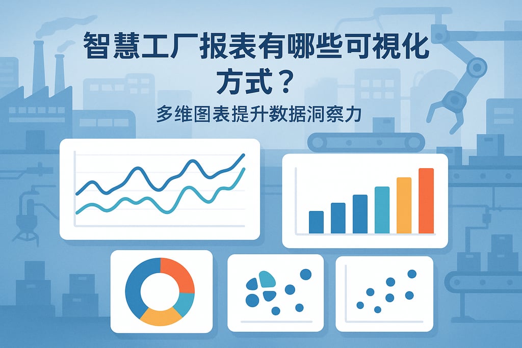 智慧工厂报表有哪些可视化方式？多维图表提升数据洞察力
