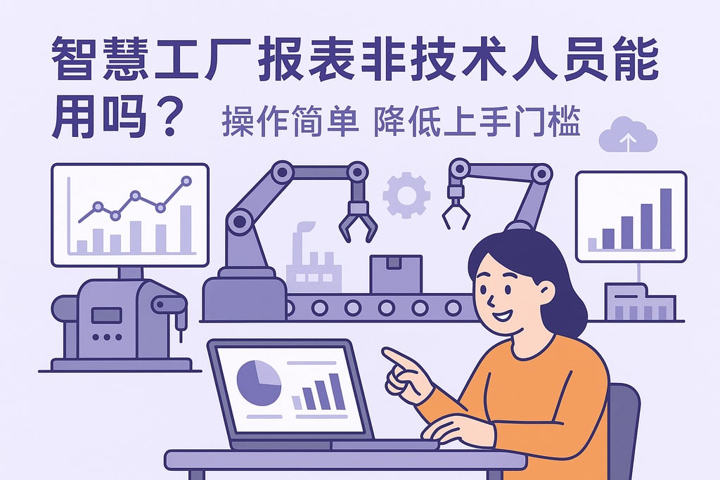 智慧工厂报表非技术人员能用吗？操作简单降低上手门槛