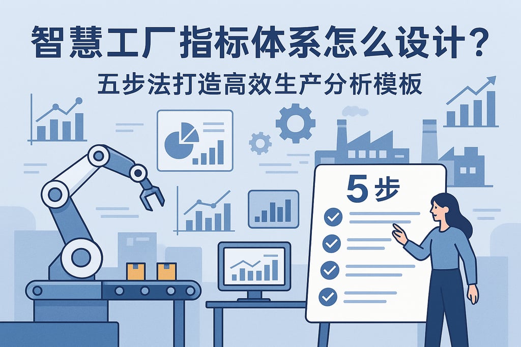 智慧工厂指标体系怎么设计？五步法打造高效生产分析模板