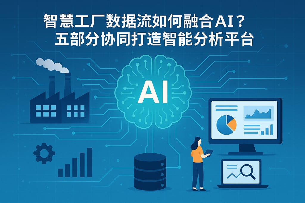 智慧工厂数据流如何融合AI？五部分协同打造智能分析平台