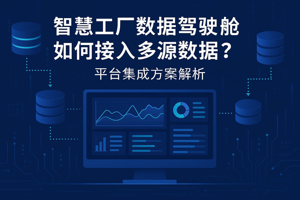 智慧工厂数据驾驶舱如何接入多源数据？平台集成方案解析