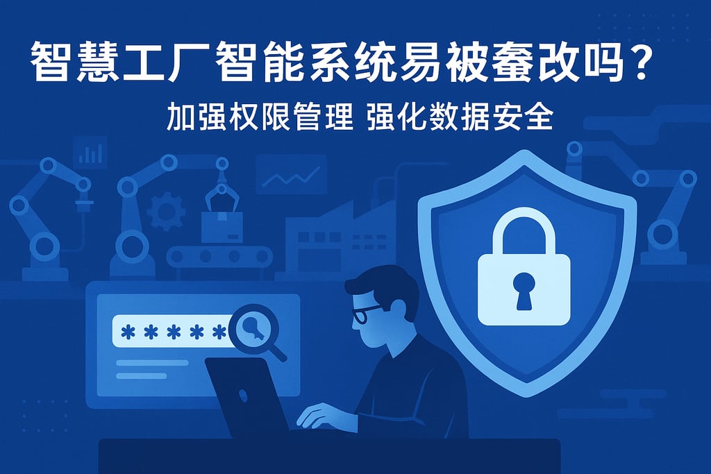 智慧工厂智能系统易被篡改吗？加强权限管理强化数据安全