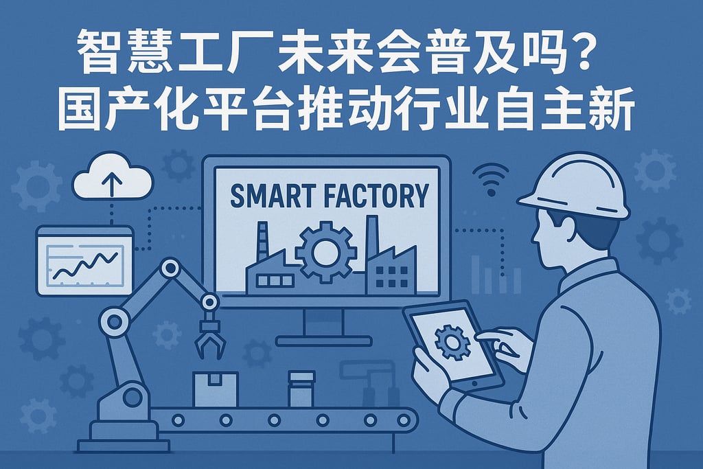 智慧工厂未来会普及吗？国产化平台推动行业自主创新