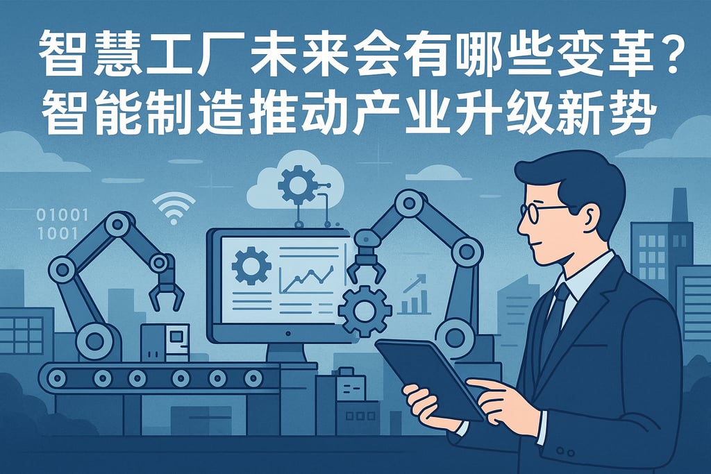 智慧工厂未来会有哪些变革？智能制造推动产业升级新趋势