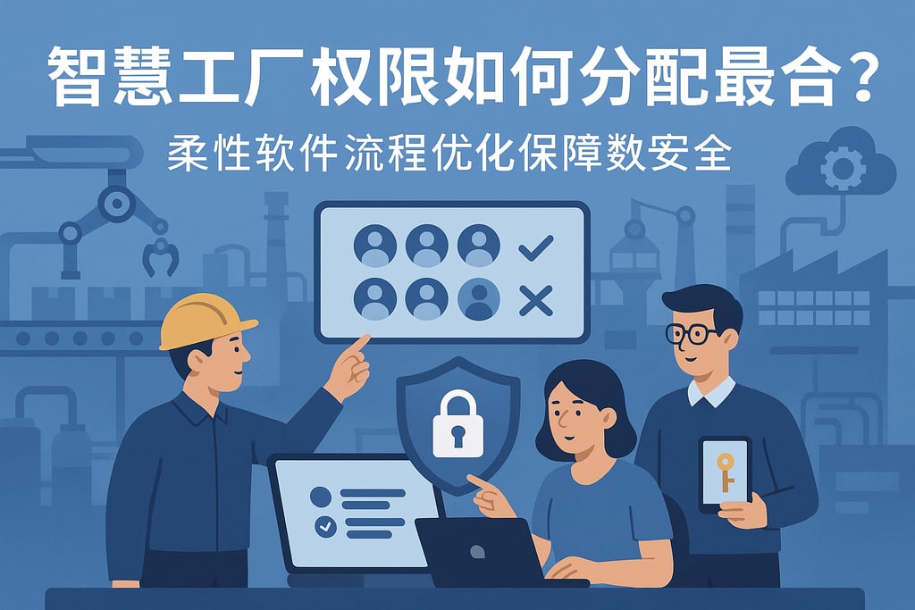 智慧工厂权限如何分配最合理？柔性软件流程优化保障数据安全