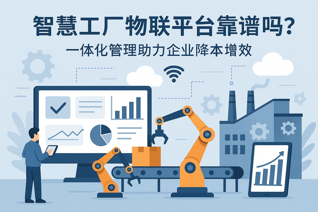 智慧工厂物联平台靠谱吗？一体化管理助力企业降本增效