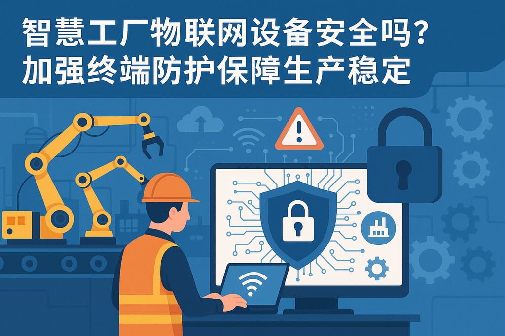 智慧工厂物联网设备安全吗？加强终端防护保障生产稳定