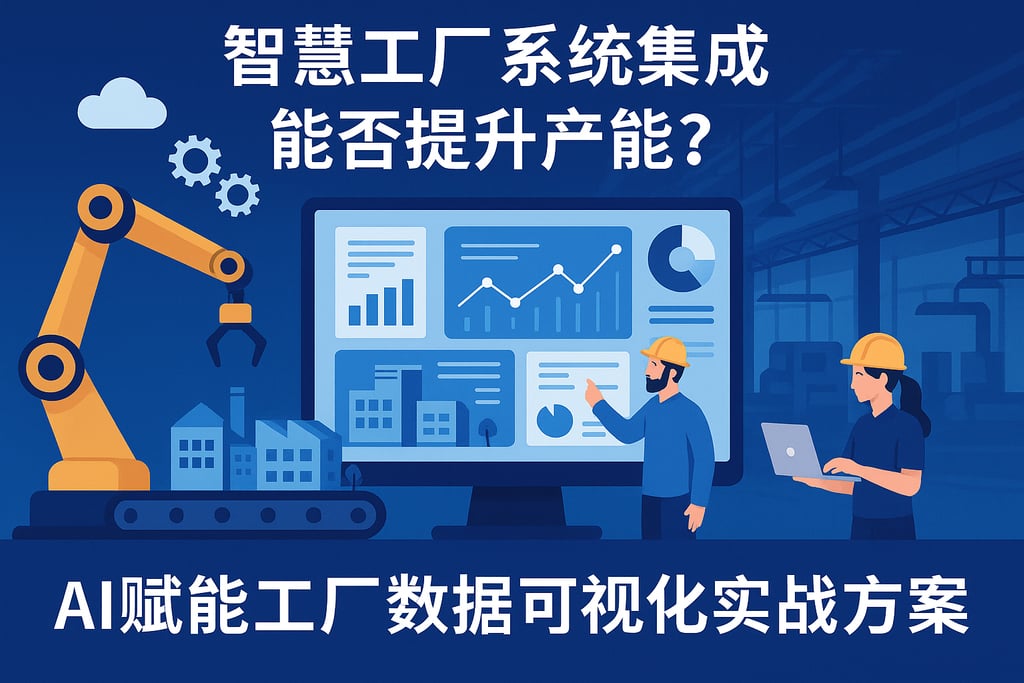 智慧工厂系统集成能否提升产能？AI赋能工厂数据可视化实战方案