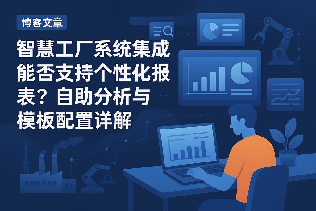 智慧工厂系统集成能否支持个性化报表？自助分析与模板配置详解