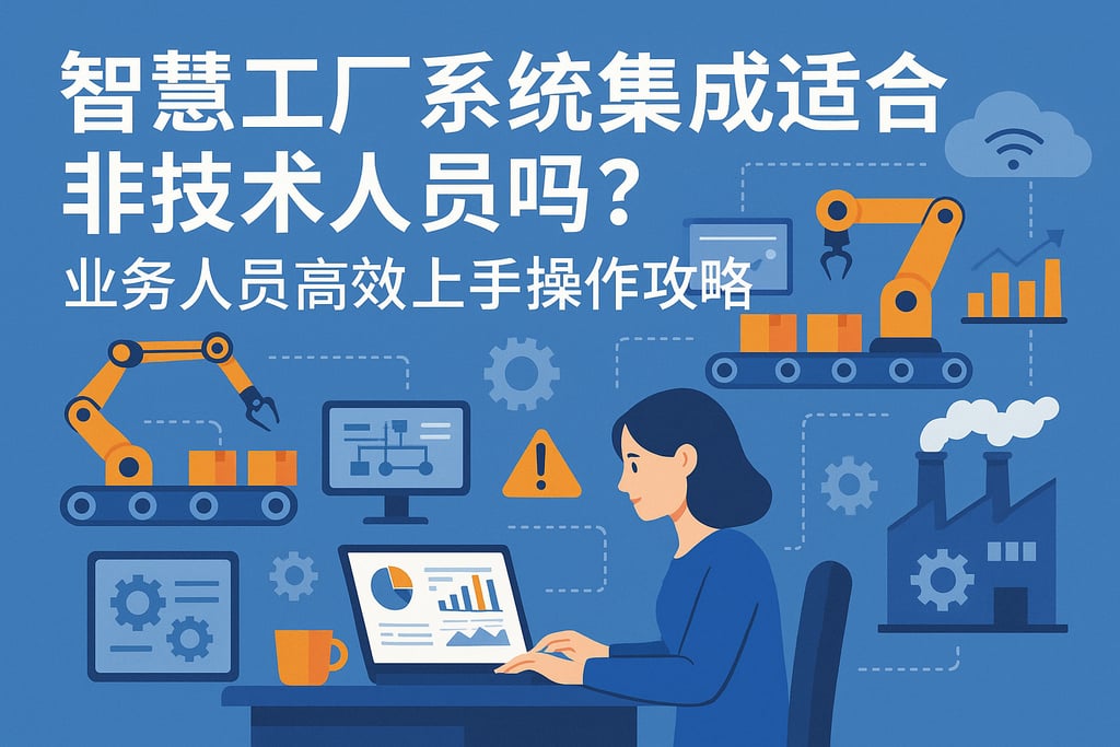 智慧工厂系统集成适合非技术人员吗？业务人员高效上手操作攻略