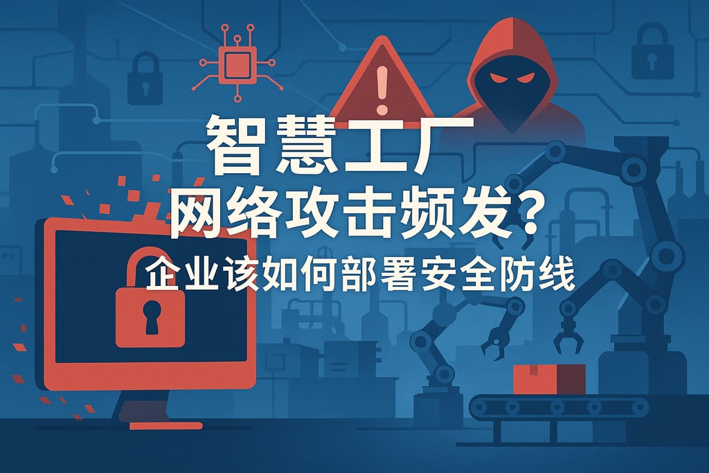 智慧工厂网络攻击频发吗？企业该如何部署安全防线