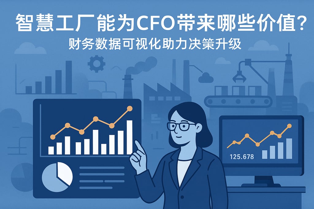 智慧工厂能为CFO带来哪些价值？财务数据可视化助力决策升级