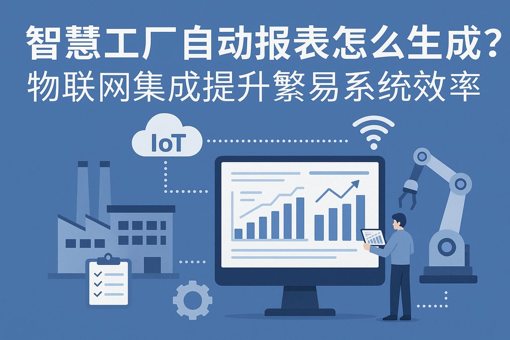 智慧工厂自动报表怎么生成？物联网集成提升繁易系统效率