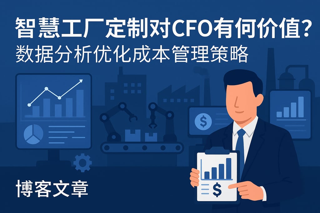 智慧工厂订制对CFO有何价值？数据分析优化成本管理策略