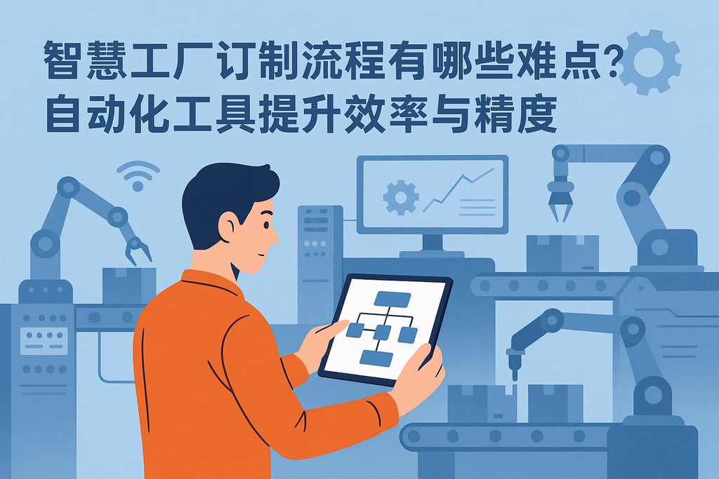 智慧工厂订制流程有哪些难点？自动化工具提升效率与精度