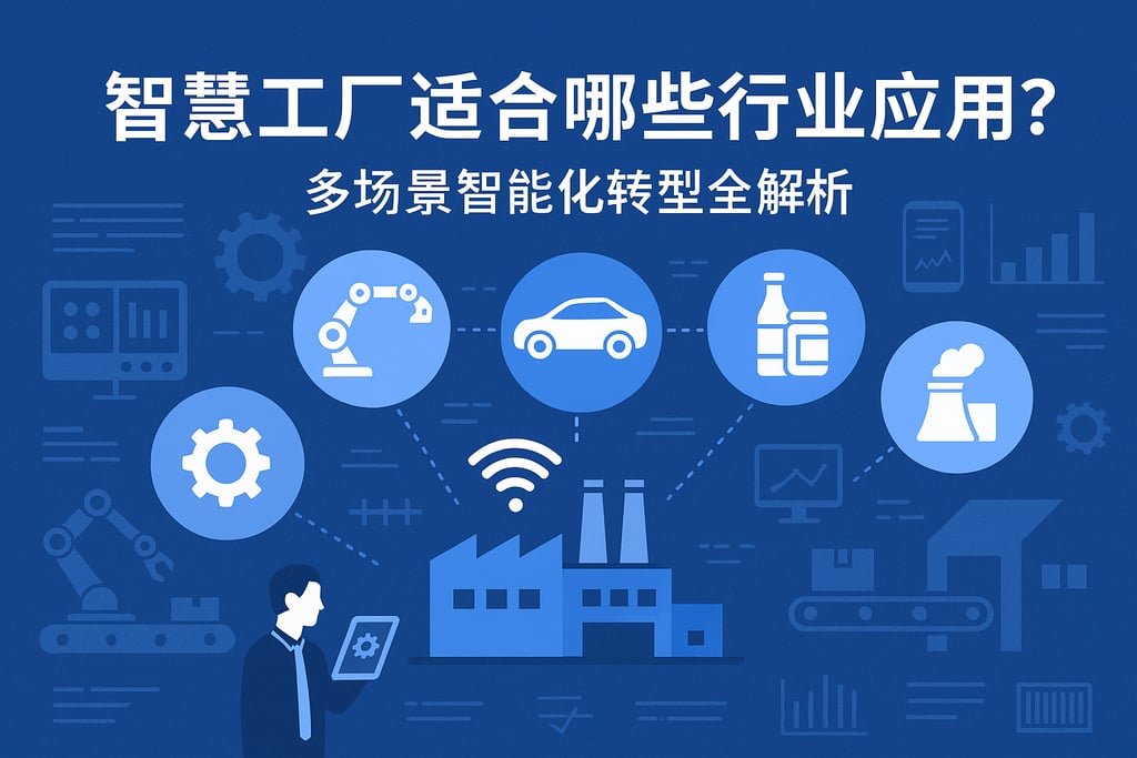 智慧工厂适合哪些行业应用？多场景智能化转型全解析